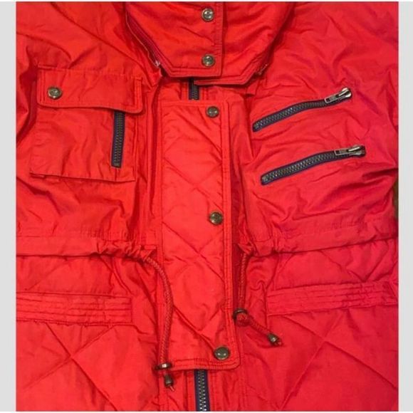 Express Athletique~ Down Filled parka Coat Vintage - Picture 7 of 8